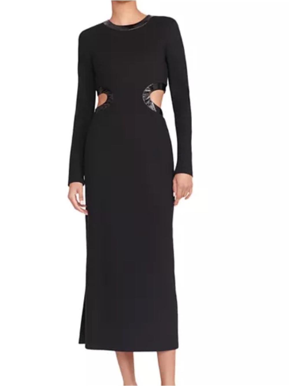 STAUD Long Sleeve Dolce Dress